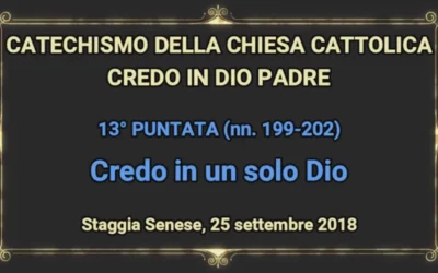 13 Credo in un solo Dio